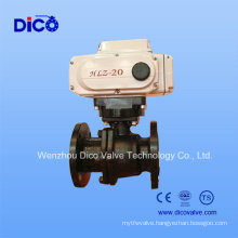 2PC Carbon Steel Ball Valve with Electric Actuator